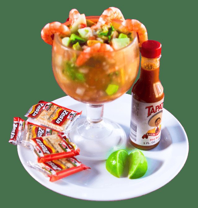 Menu page showing seafood, cocktails, and combinations.